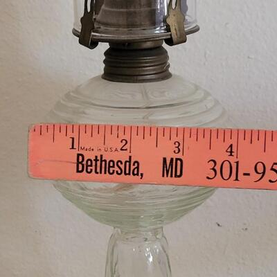 Lot 35: Antique Late 1800's Portuguese Dab Kerosene Lantern with Tall Chimney
