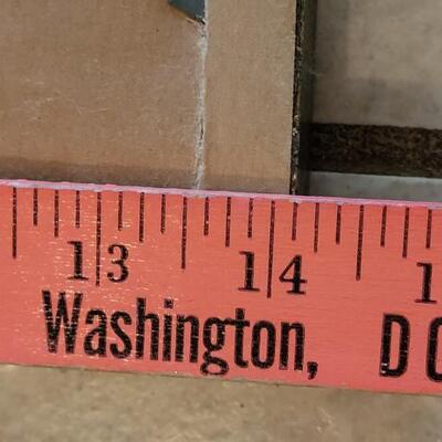 Lot 36: Vintage Print in Frosted Glass Frame
