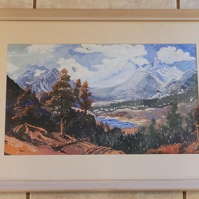 Lot 37:  E. F. HILL Original Watercolor