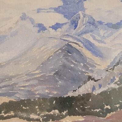 Lot 37:  E. F. HILL Original Watercolor