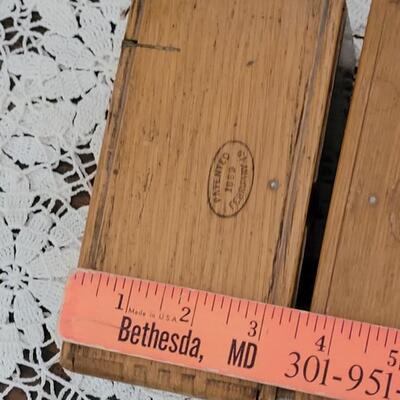 Lot 43: (2) Antique Fold Out Singer Sewing Machine Accessories Box - 1 with Accessories and 1 without