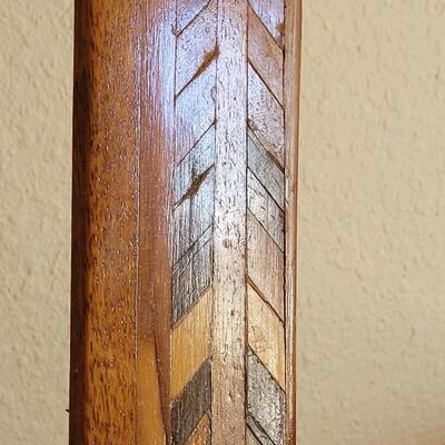 Lot 46: Vintage Wood Inlay Frame