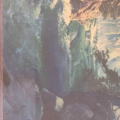 Lot 49: Antique Mountain Print by Maxfield Parrish