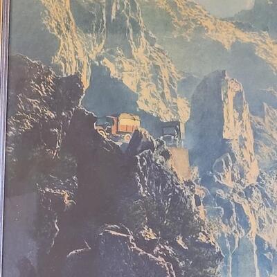 Lot 49: Antique Mountain Print by Maxfield Parrish