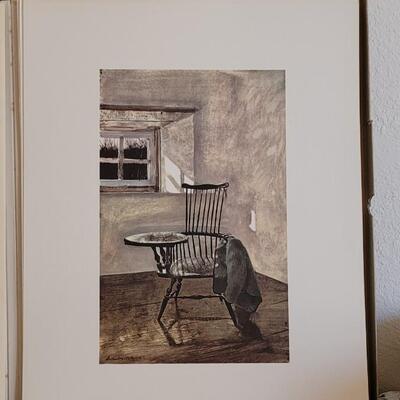 Lot 52: The Four Seasons - Andrew Wyeth (10) Loose Prints in Portfolio with Original Box