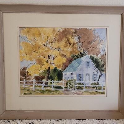 Lot 53: M. BUETHE Original Watercolor Artwork