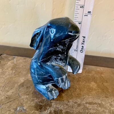 Marble Bunny Figurine