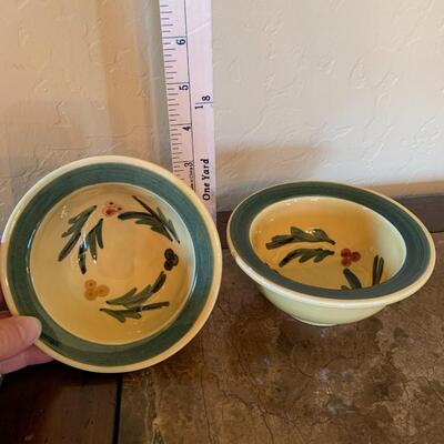 Pair William Sonoma Small Dip Bowls