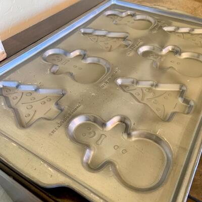 Vintage holiday cookie baking sheet