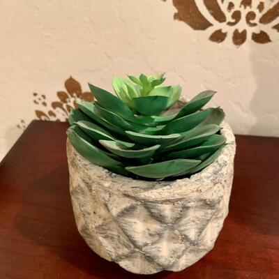 Faux potted plant
