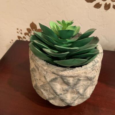 Faux potted plant