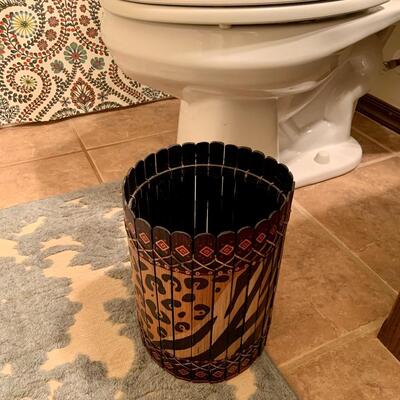 Small decorative trash can