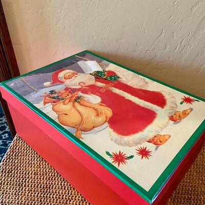 Assorted ornaments with box