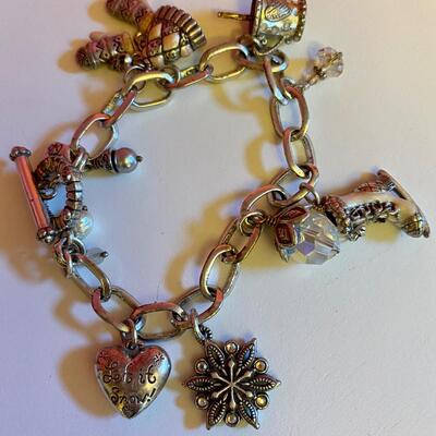 Brighton Let it Snow Charm Bracelet