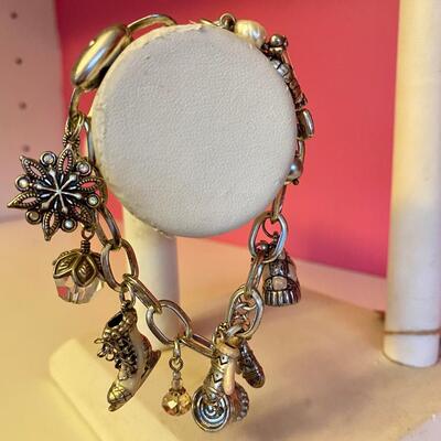 Brighton Let it Snow Charm Bracelet