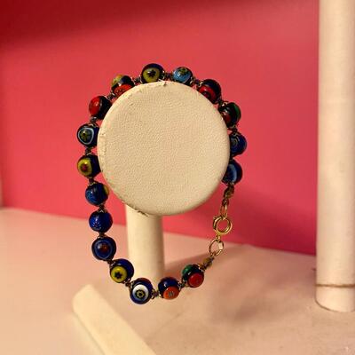 Murano Glass Mosaic Bracelet