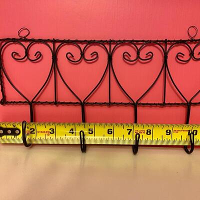 Metal 4 Hook Necklace Holder