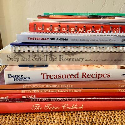 Assorted cook books