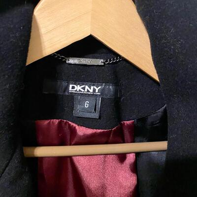 DKNY Women's Wool Coat - Size 6