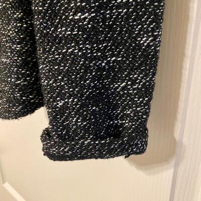 Women's BNCI by Blanc Noir Women's Tweed Drape Front Jacket - Size S