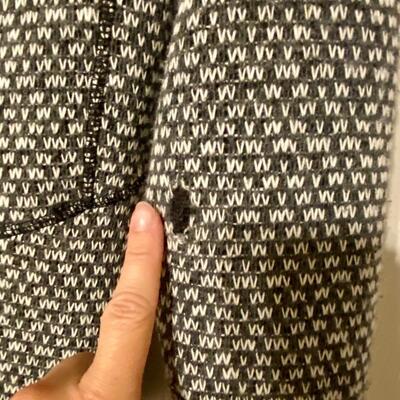 Women's Eddie Bauer Black and White With Black Fleece Lining and Fleece Lined Hood - Size - S