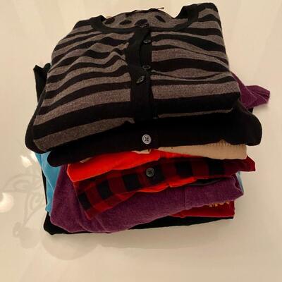 Variety of 13 Women's Tops and Cardigans - Size S