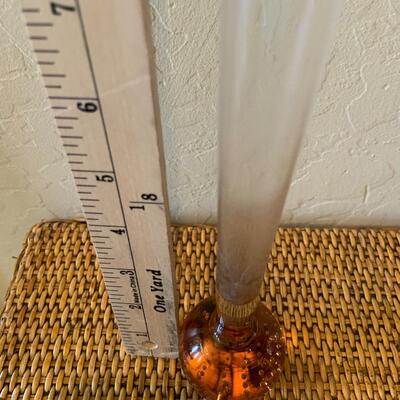 Bubble Glass Bud Vase