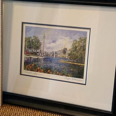 Toronto Skyline framed art