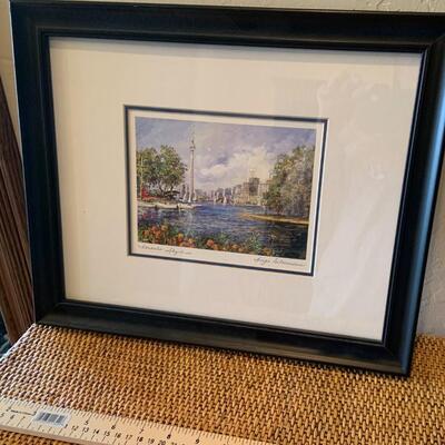 Toronto Skyline framed art