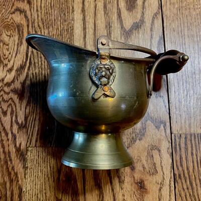 Vintage Dutch Brass Scuttle