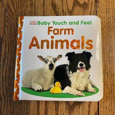 Baby touch and feel farm animals book