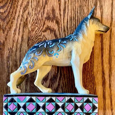 Jim Shore Heartwood Creek Schultz German Shepherd