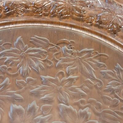 Lot 56: Vintage Platter Glass and Cut Crystal Bowl
