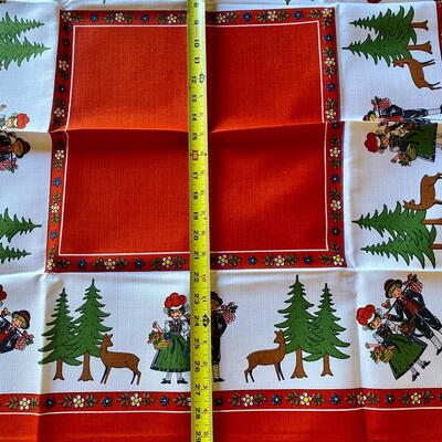 Assorted Holiday Square Tablecloths