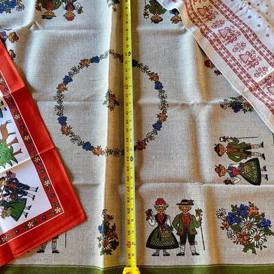 Assorted Holiday Square Tablecloths