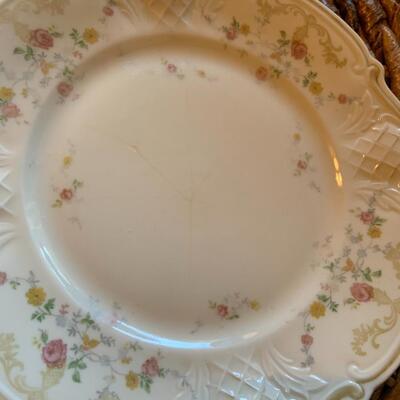 Assorted Floral plates