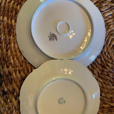 Assorted Floral plates