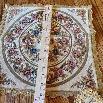 Assorted Doilies, Some with Velvet Backs