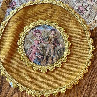 Assorted Doilies, Some with Velvet Backs