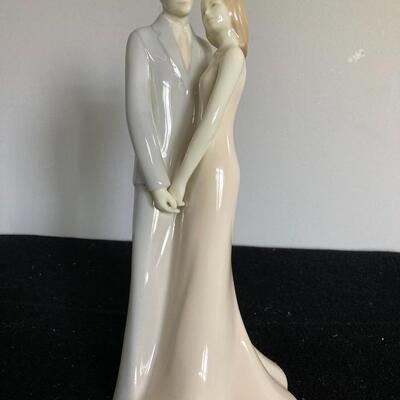Royal Worcester BRIDE & GROOM Fine Porcelain Figurine 11”