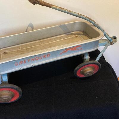 Vintage Rare Greyhound Wagon in Original Grey 11â€W x 23â€L
