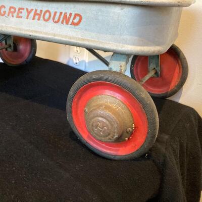 Vintage Rare Greyhound Wagon in Original Grey 11”W x 23”L