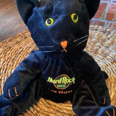 Plush Hard Tock Casino cat
