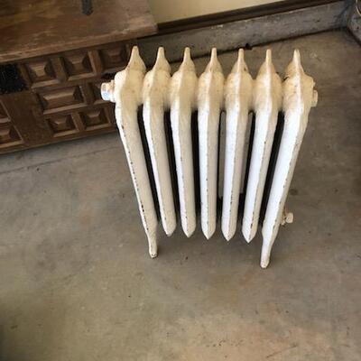 Vintage cast iron radiator
