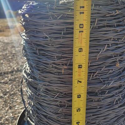 Lot 84: Large Unused Roll of Fencing Barbed Wire