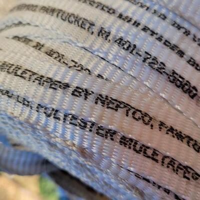 Lot 86: Large Unused Roll of 2500 lb MULETAPE by NETCO