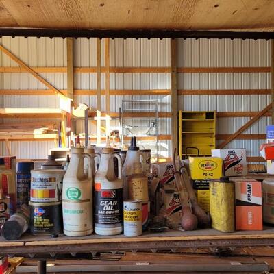 Lot 90: Huge Assortment of Garage and Auto Supplies