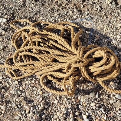 Lot 98: Vintage Farm and Garden Bundle of Rope
