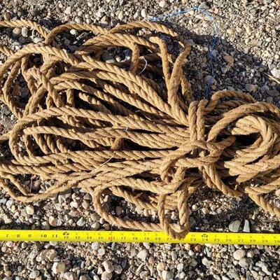 Lot 98: Vintage Farm and Garden Bundle of Rope