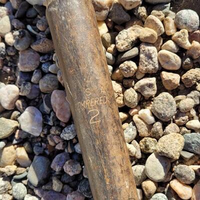 Lot 103: (2) Vintage Shovels w/ Wood Handles